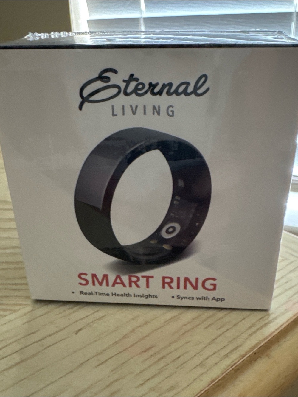 Smart Ring in Black - Wearable Health Tracker